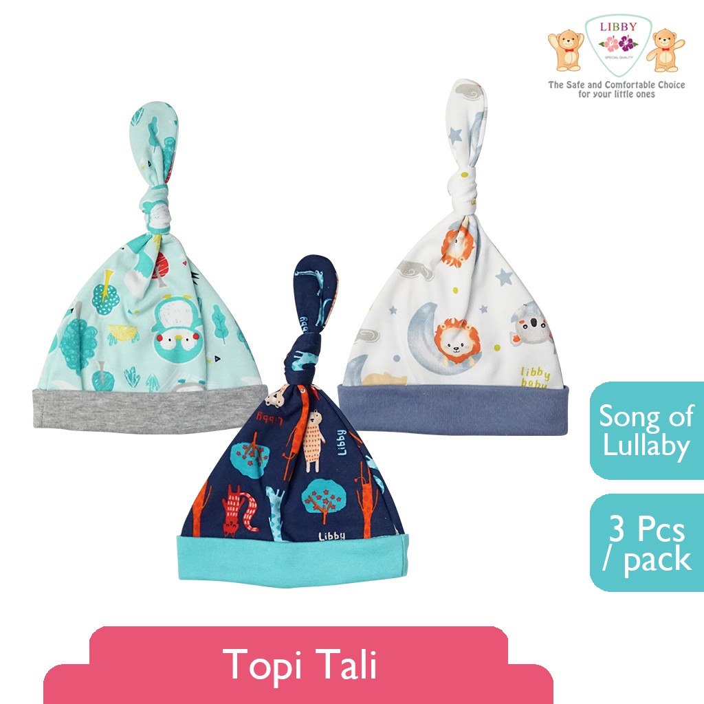 LIBBY Topi Motif Song Of Lullaby (1 pcs)-Topi Kucung