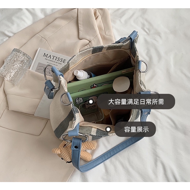 JK 929 1KG MUAT 2PCS TAS SELEMPANG TOTE BAG CUTE FREE BONEKA FASHION IMPORT Y10108 E6859 U4403