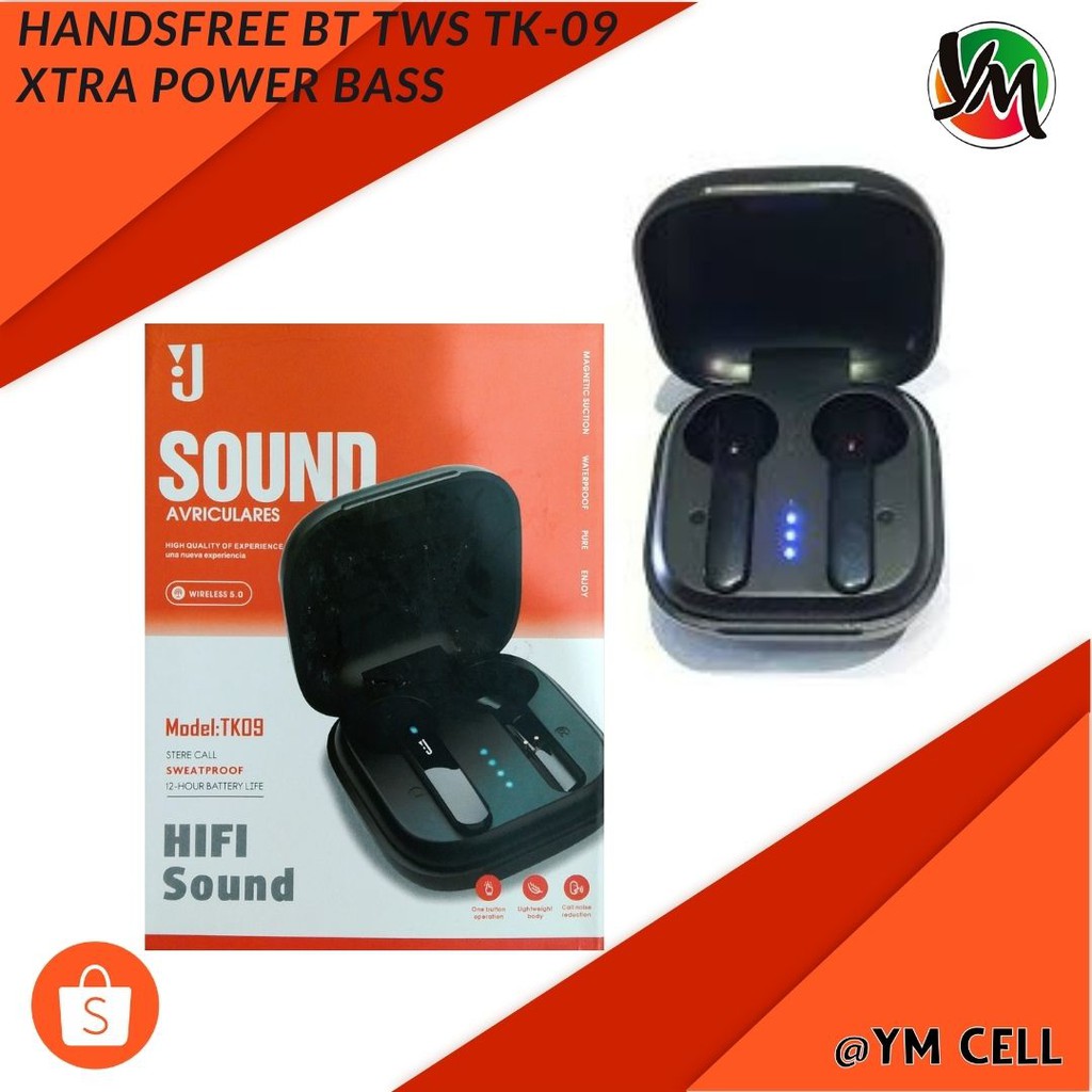 HANDSFREE BLUETOOTH MERK TWS TK-09