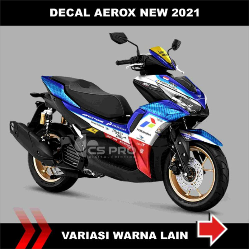 DECAL AEROX MANDALIKA CONNECTED 155 FULL BODY 2021