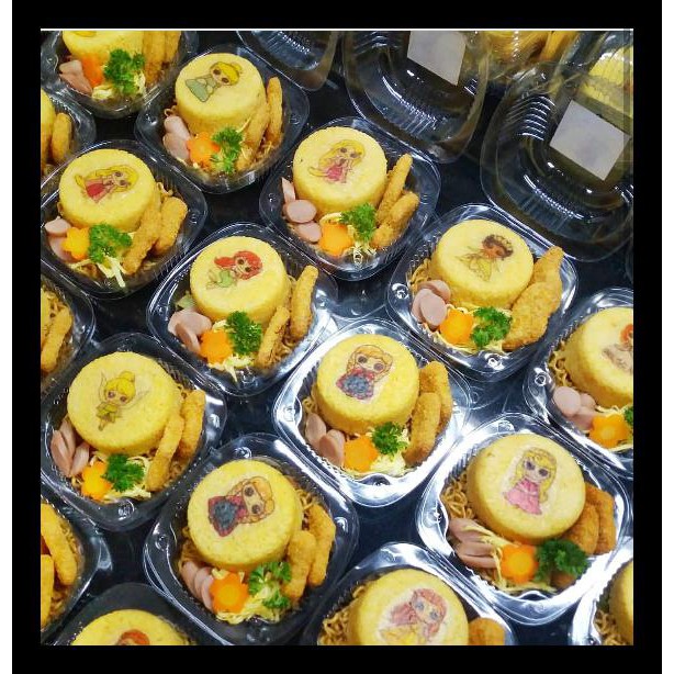Mika Burger/Mika Bento Mini/Mika Snack/Mika Nasi/Tray Burger Mini Terjamin