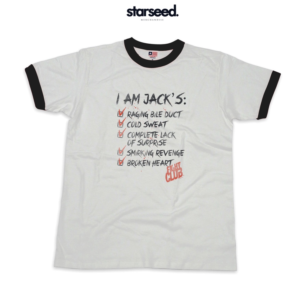 FIGHT CLUB - I AM JACKS / RINGER T-SHIRT