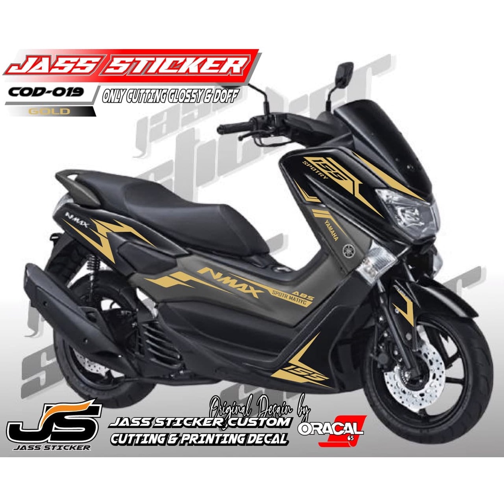 (COD) STICKER CUTTING NMAX / STIKER STRIPING NMAX 2018 / STRIPING VARIASI NMAX/ AKSESORIS MOTOR NMAX