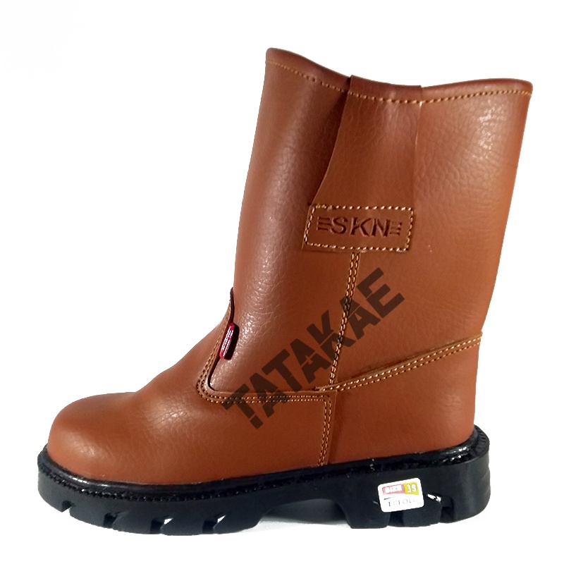 Sepatu Safety Ujung Besi Kulit Import Pekerja Proyek Tambang PHL PDL TNI
