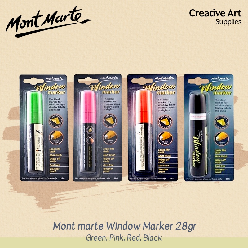 

Mont Marte Window Marker 15mm Tebal