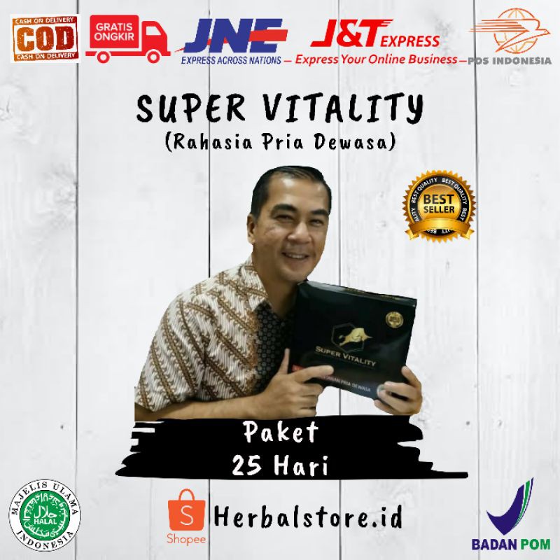 SUPER VITALITY Stamina Pria Dewasa Herbal Original