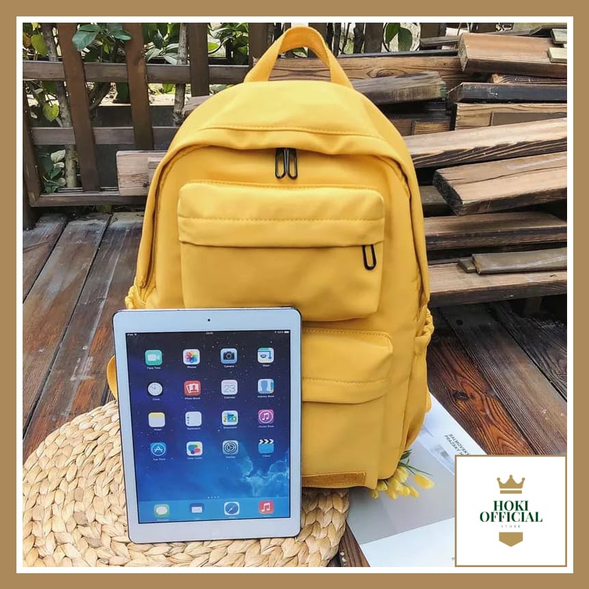 [COD] Tas Ransel Wanita Desain Vintage Tas Wanita Colorfull Tas Sekolah Ada Slot Laptop HokiOfficial