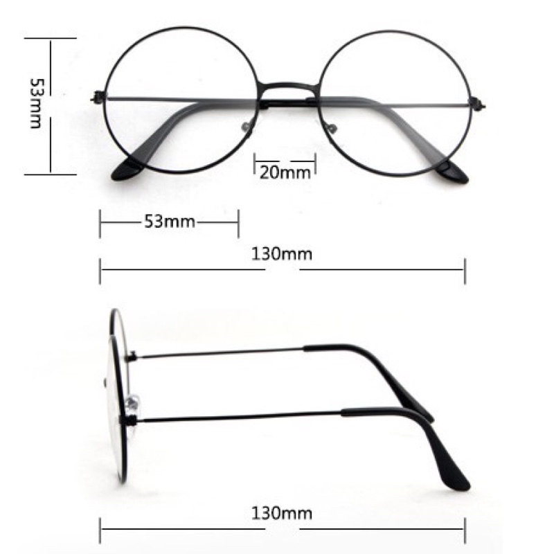KACAMATA BULAT UNISEX / KACAMATA BULAT KOREA