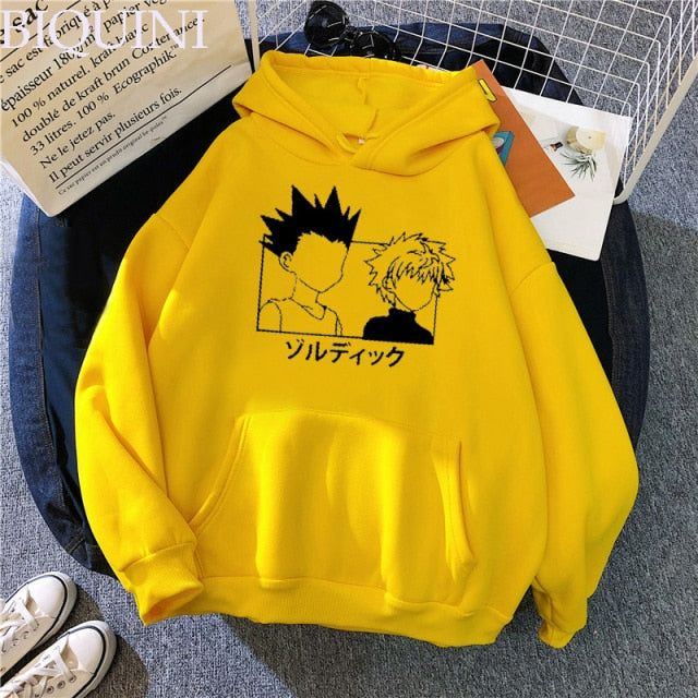 Sweater HUNTER x HUNTER Oblong / Hoodie KILLUA &amp; GON SHADOW Jumper