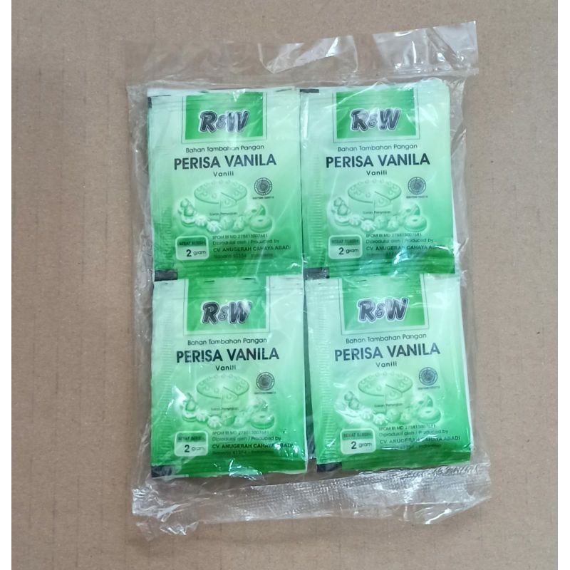 RW Rajawali Perisa Bubuk Vanila / Vanili Kemasan 2gram isi 20pcs