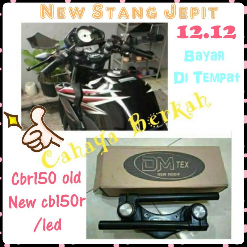 Stang jepit Cb150r old dan cb150r New/led Facelift