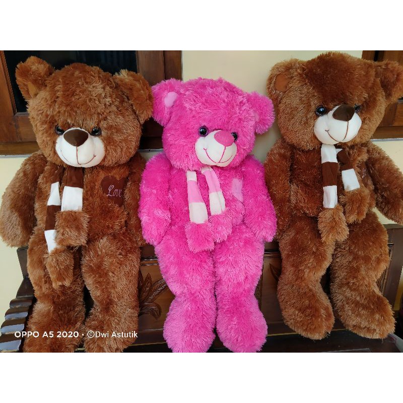 BONEKA BEAR SMILE LOVE 80 CM / BONEKA TEDDY BEAR TERMURAH TERLARIS / BONEKA JUMBO MURAH