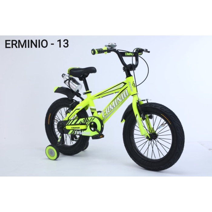 Hidayati-- Sepeda Anak Bmx Erminio 16" Premium Skd Free Botol Minum Alloy Dan Bel