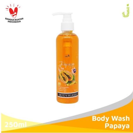 RBL Sabun mandi Antiseptic/Antibacterial Papaya Body Wash 250 ml