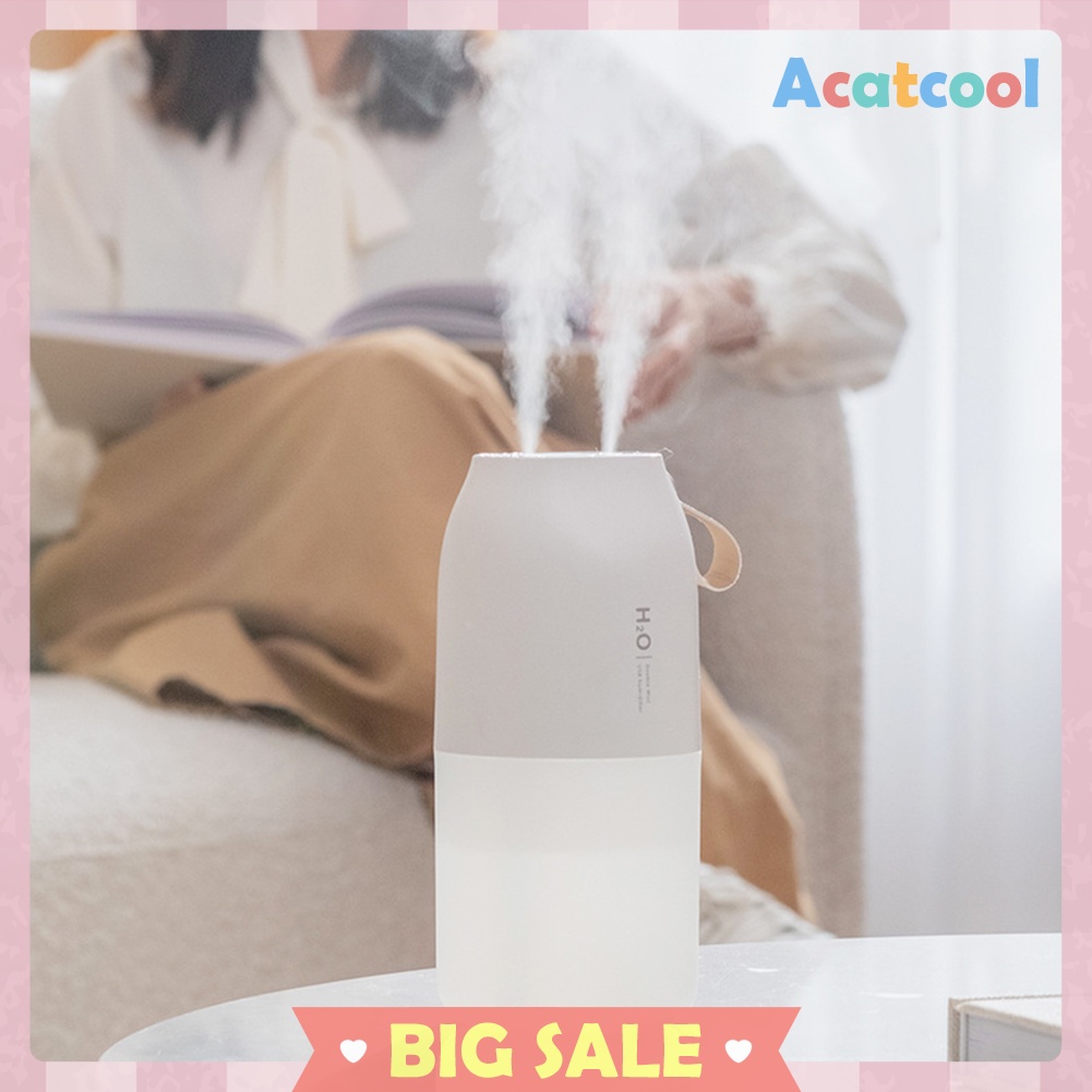 300ml Double Nozzle Cool Mist Aroma Diffuser Air Humidifier w/Night Light