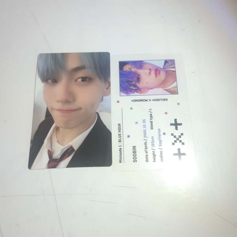 photocard soobin minisode blue hour ar vr