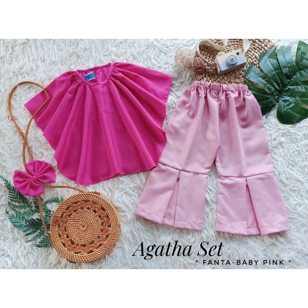 AGATHA SET / SET ANAK PEREMPUAN / BAJU ANAK UNIK / BAJU ANAK TERBARU