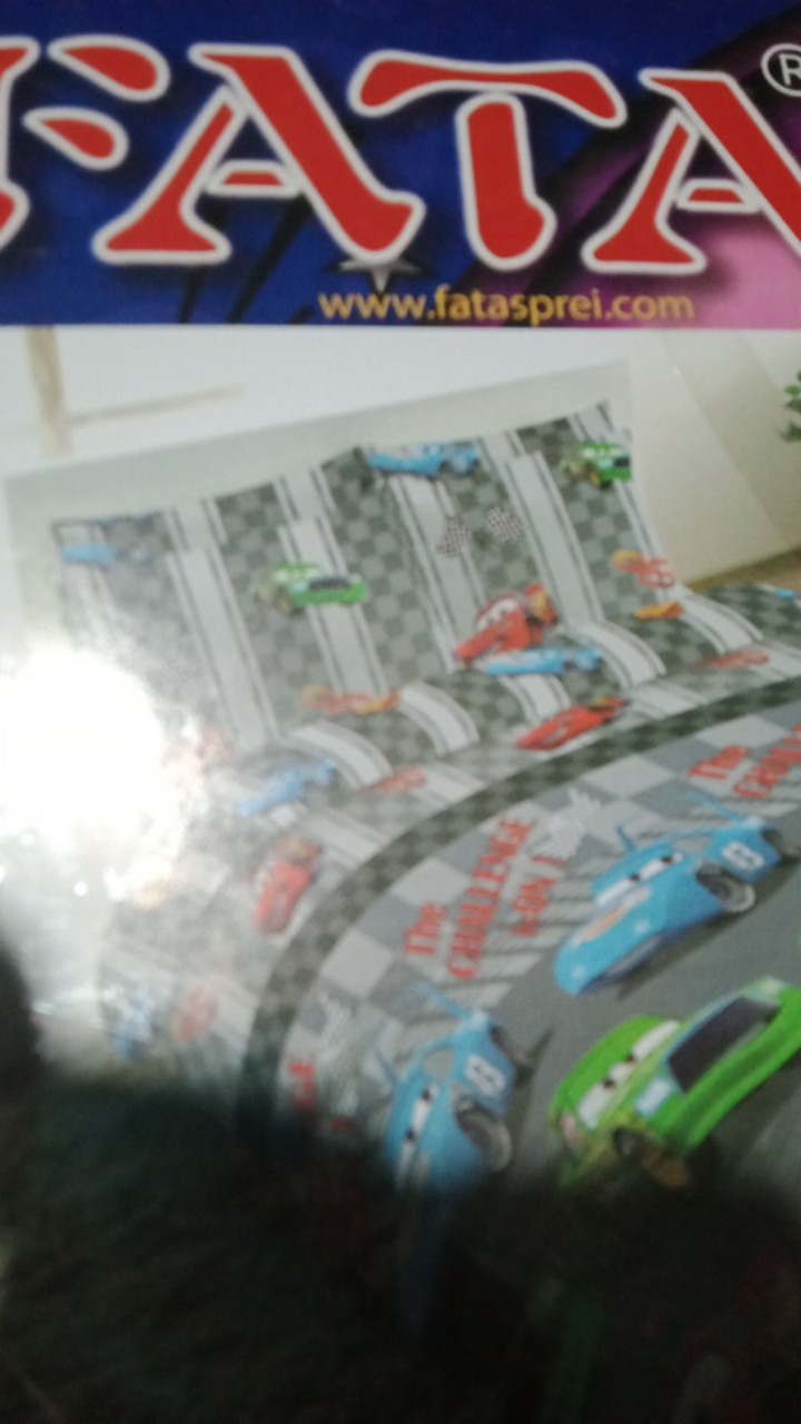 Sprei Sorong 2in1 Karakter Merk Fata Uk. 120x200
