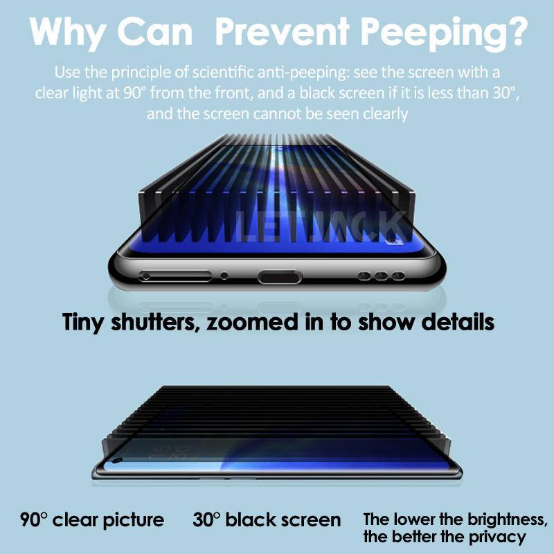 Pelindung Layar Hydrogel Anti spy Untuk OPPO R15 R15X R17 Pro K10 K9 Pro K9S K7 K7X K5 K3 K1
