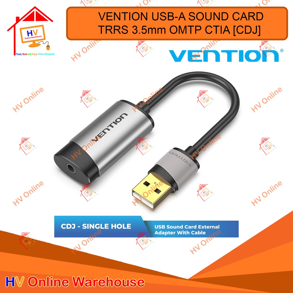 Vention CDJ Universal USB External Soundcard