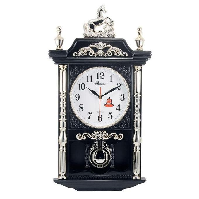 Jam Dinding Melody Pioneer Bunyi Bel Lonceng Setiap Jam Pendulum tersedia stok