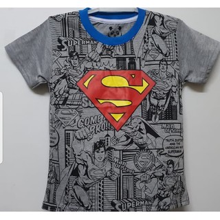  kaos  anak  laki laki karakter super hero superman batman 