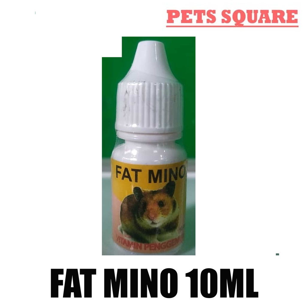 Obat Hamster FAT-MINO 10ml /penggemuk hamster / nafsu makan FATMINO