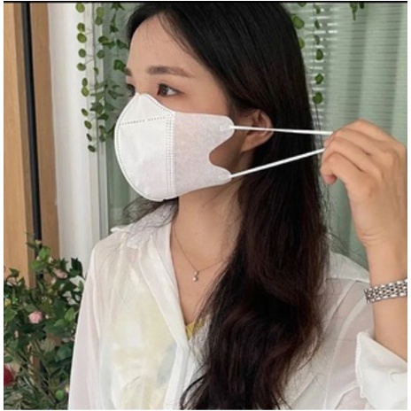 Masker Duckbil 50 pcs 1 BOX Masker Duckbill 50 pcs dewasa pria wanita Hitam dan putiih  Malsker Kf94