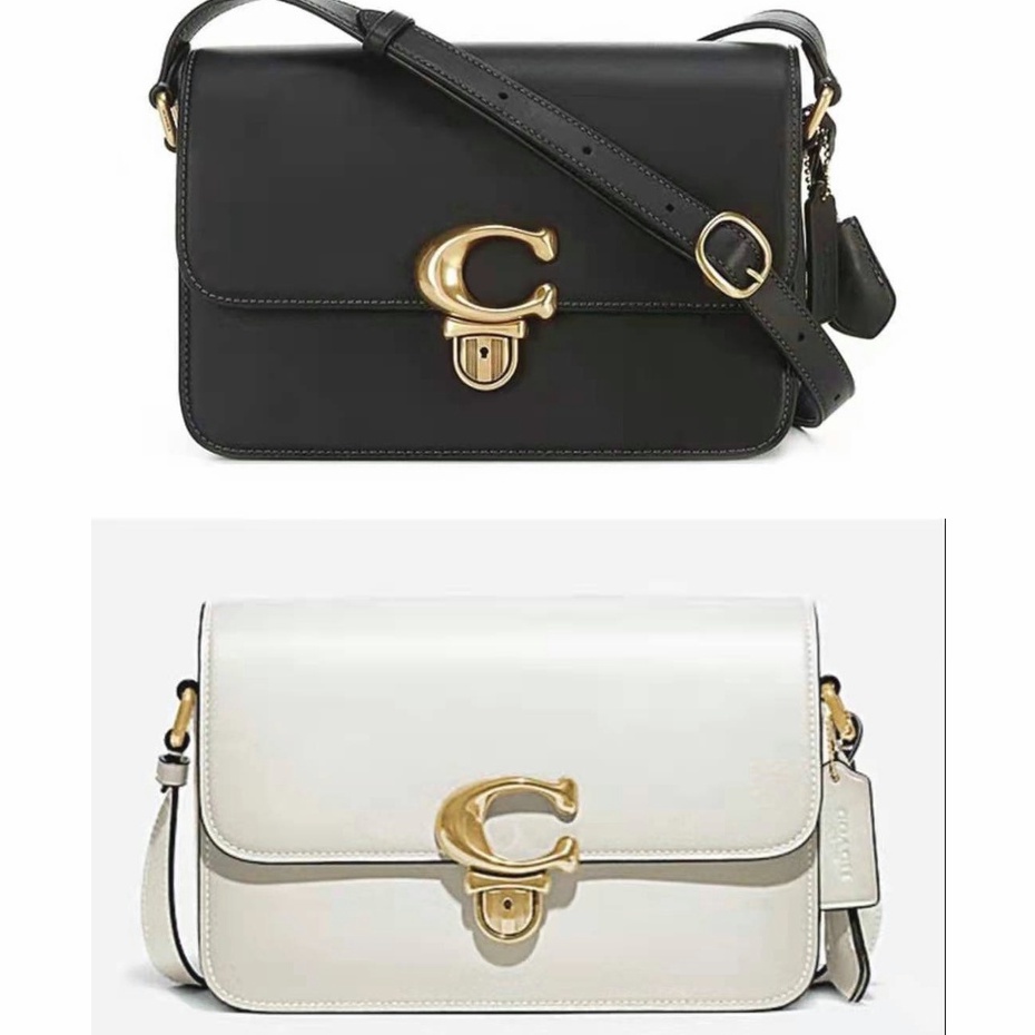 Coach 6641 retro messenger bag shoulder messenger bag leather trend all-match trendy small square bag djb djb