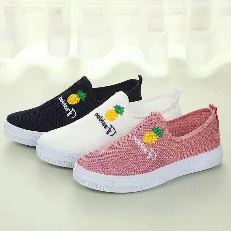 Medan Termurah KD011 Size 36-40 Sepatu slip on import Sneakers wanita import