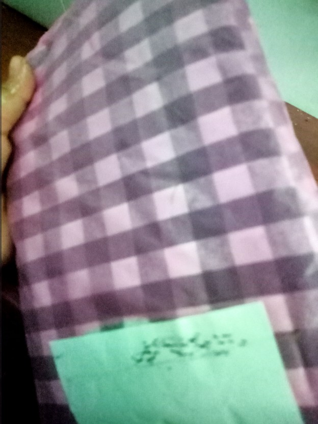 Kain Mentahan Kotak Kecil 1cm / Kain Cele