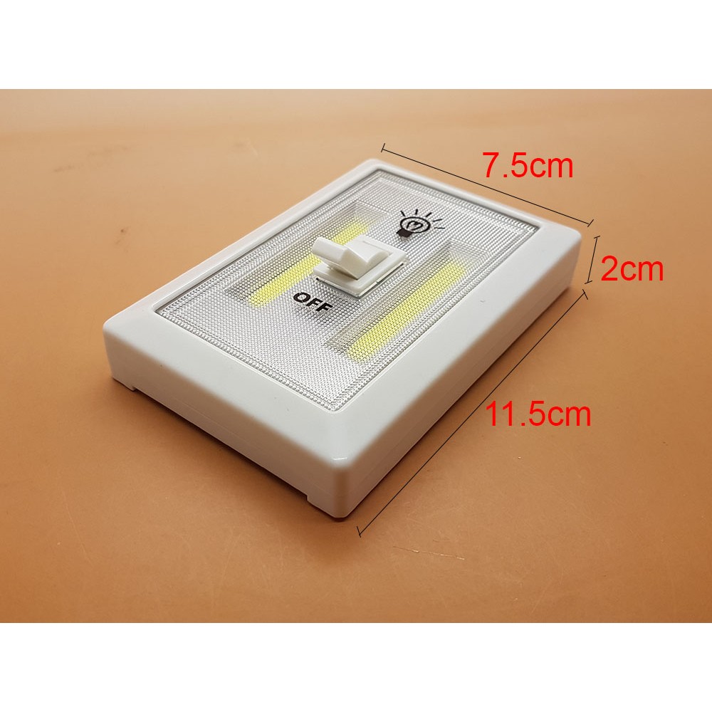 Lampu Emergency 2 led COB with magnet Model Saklar