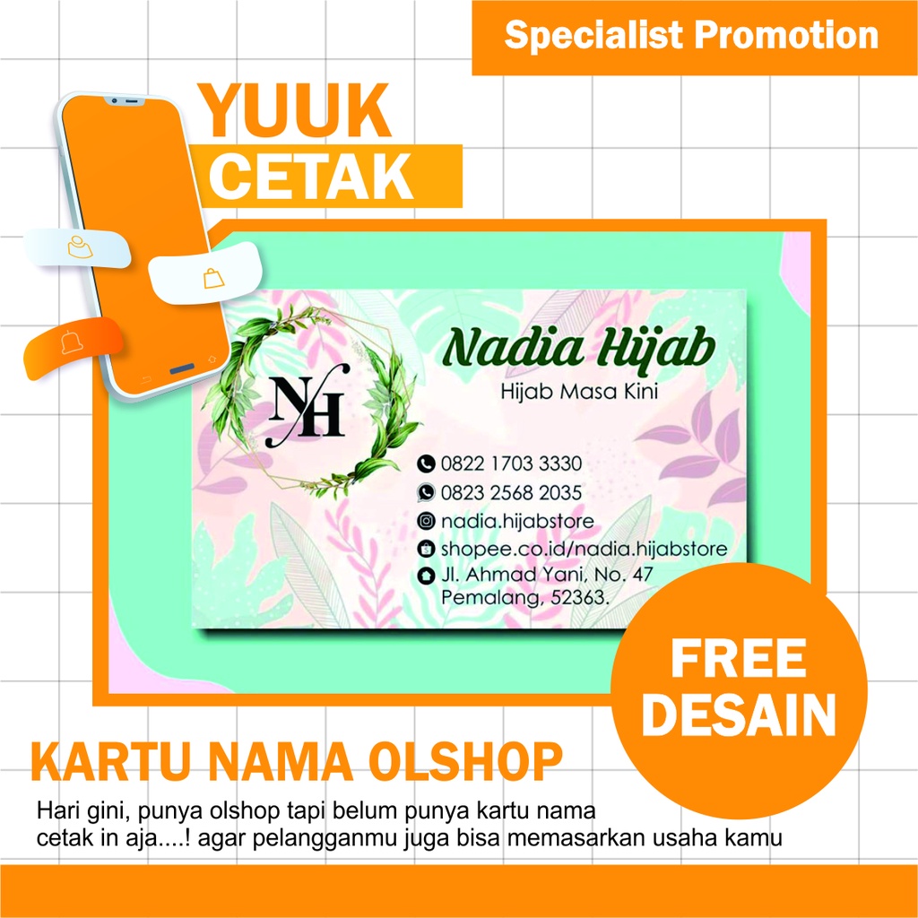 

kartu nama olshop/ olshop/ kartu olshop/ cetak kartu nama