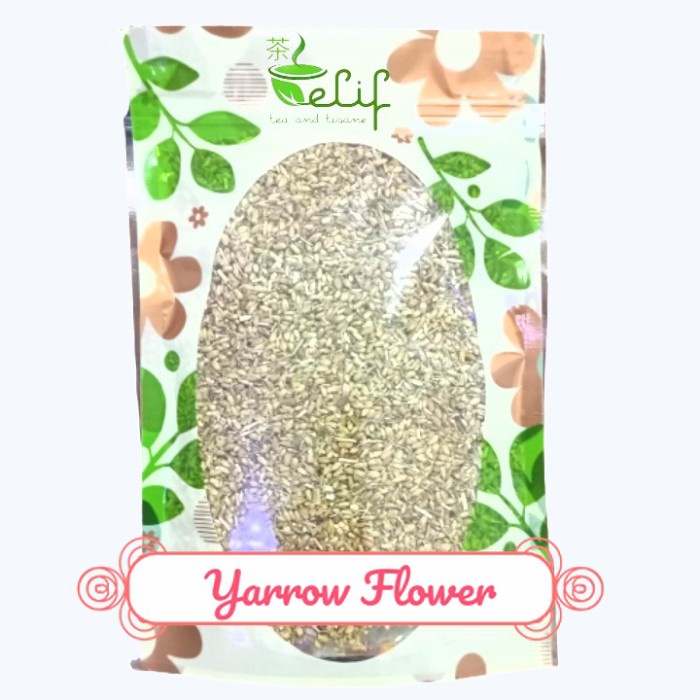 

ORIGINAL MURAH Dried Yarrow Flowers Achillea Millefolium Devil's Nettle Herbal Tea - 25 gram