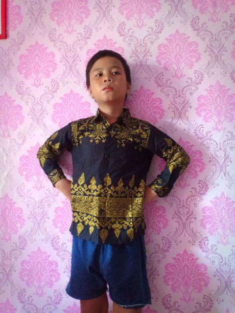 Kemeja Batik Anak Cowok//baju Batik Anak Cowok//