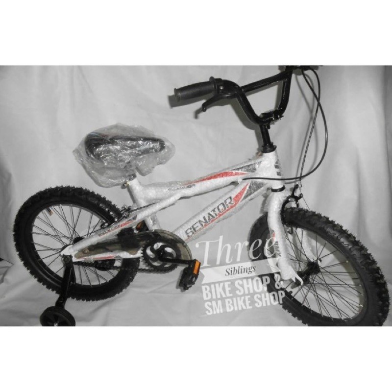 SEPEDA BMX SENATOR 18 INCH WARNA PUTIH