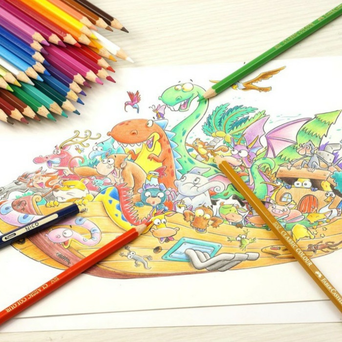

Sale Pensil Warna Faber Castell 24 Warna Classic Kemasan Kaleng (Tin Case) Berkualitas
