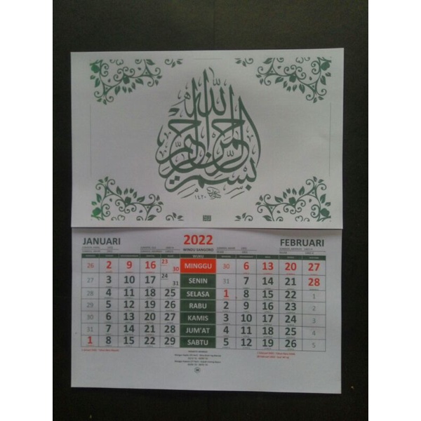 

Kalender Jawa dan Masehi 2022 Kaligrafi