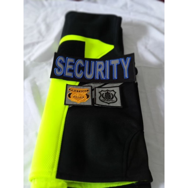 rompi polisi security dan lain² bahan duble mesh