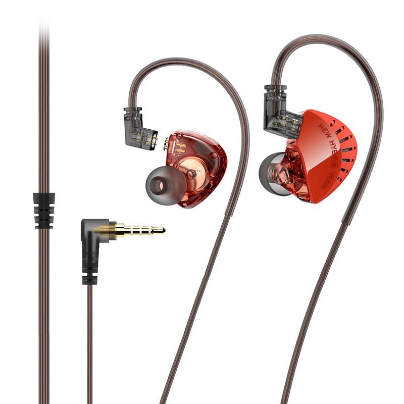 Dq9 Pro Earphone In ear Dinamis Dengan Fitur Noise Canceling QDC