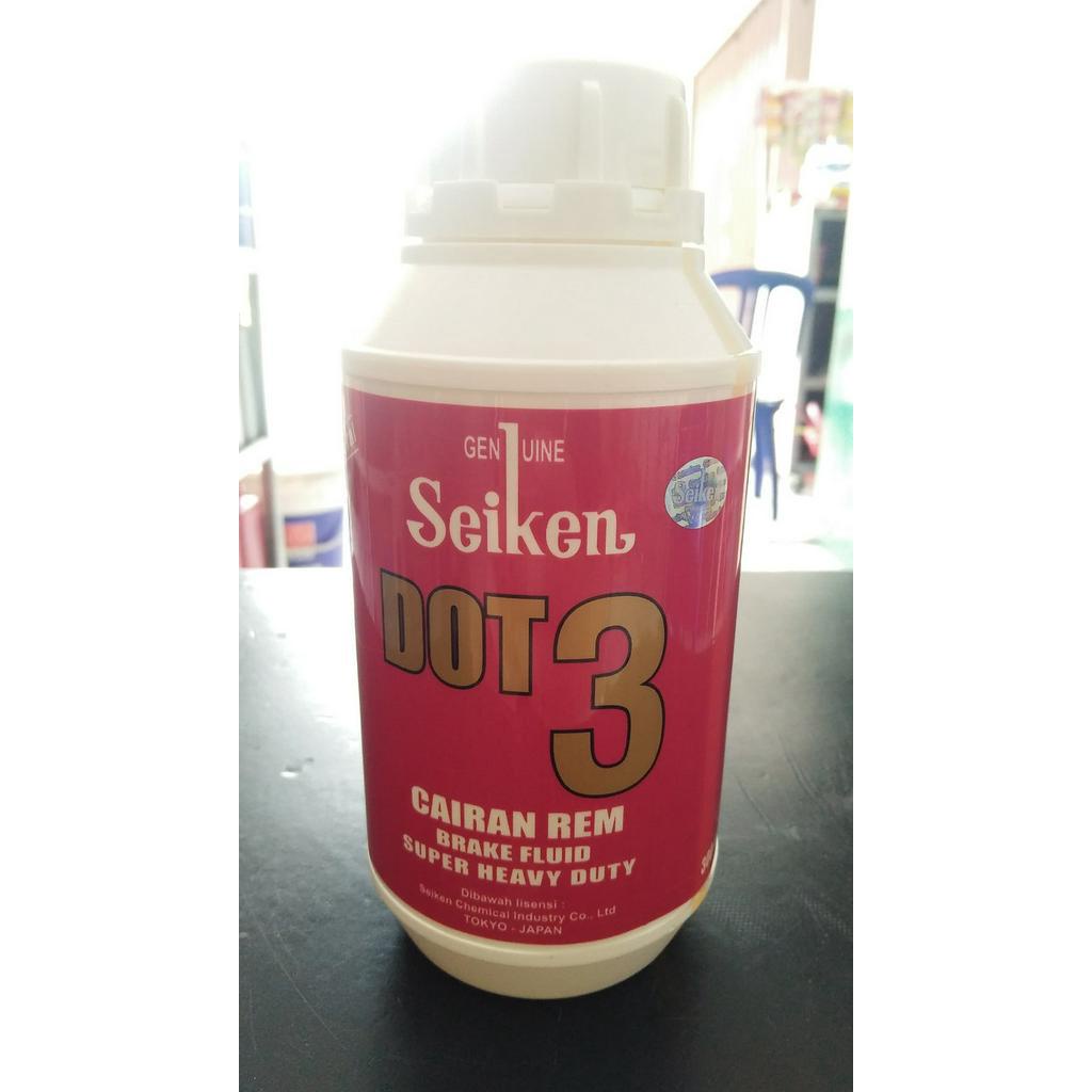 

Cairan Minyak Rem DOT 3 Warna Putih Bening Seiken 300 ml Asli Japan