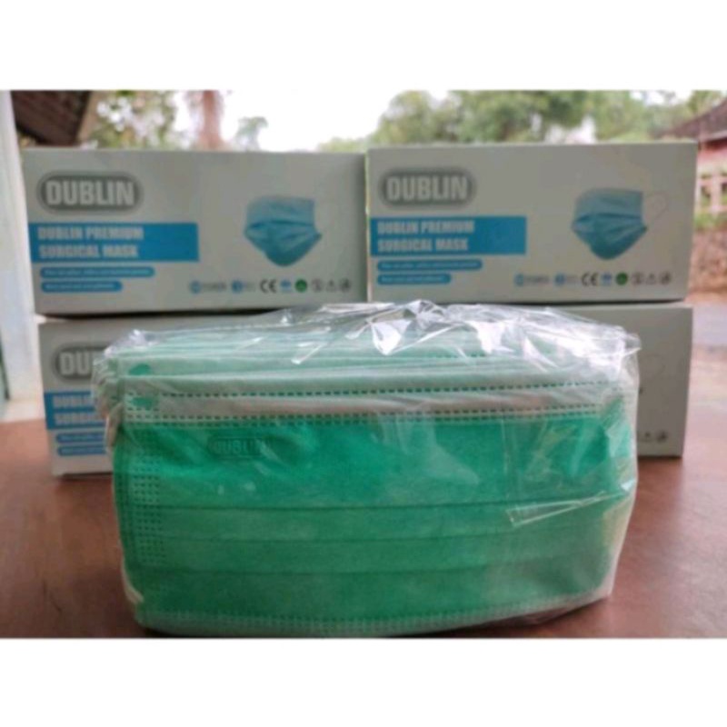 MASKER DUBLIN 3PLY MASKER MEDIS 50pcs