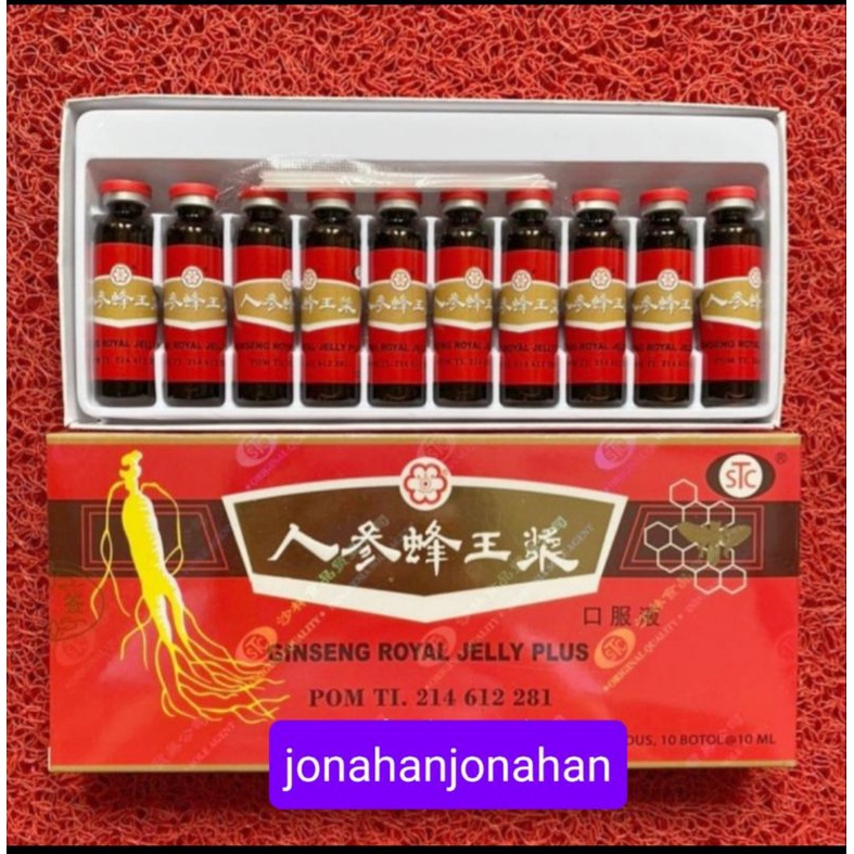 

Ginseng Royal Jelly ( Sanjin Gulin Brand ) Isi 10botol