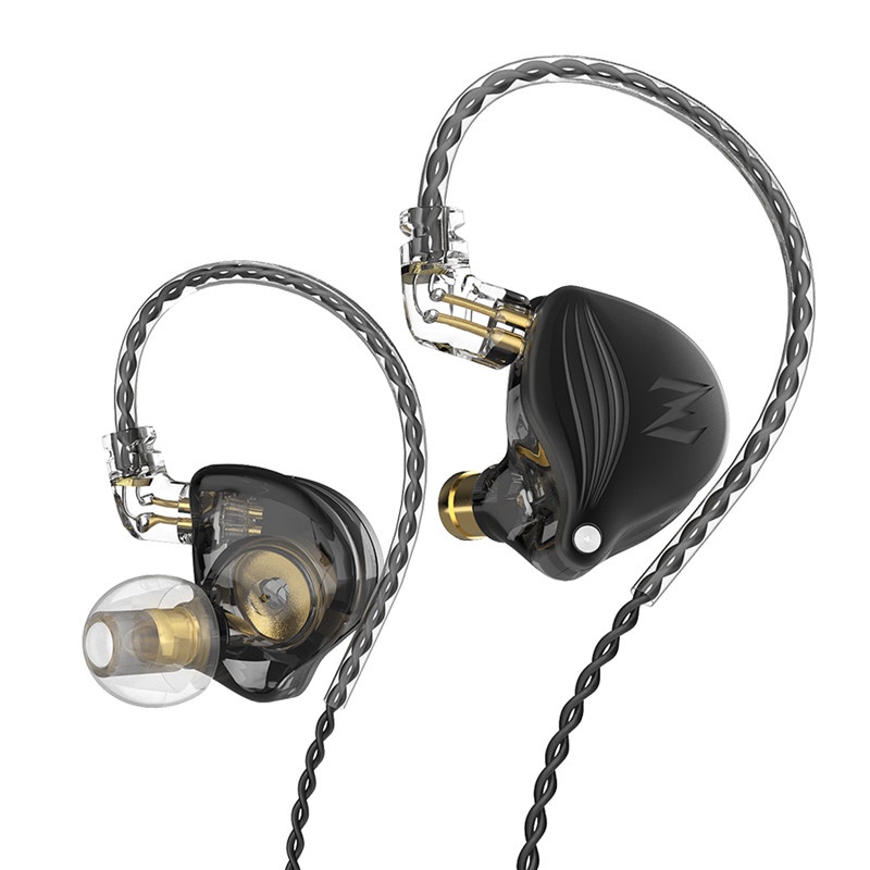 Qkz Zax2 Earphone In Ear Hifi Bass Dinamis Bahan Metal Dengan Mic