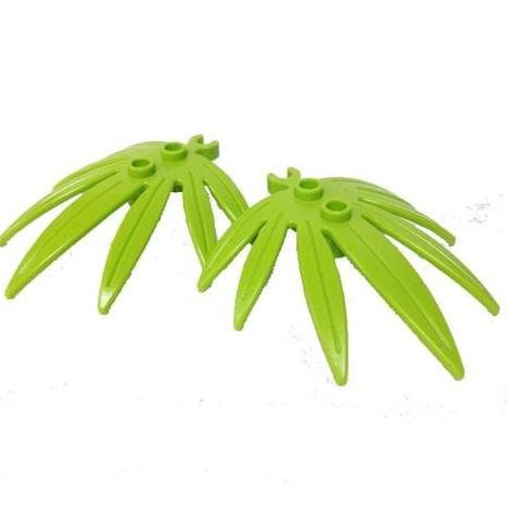 LEGO PARTS: PLANT LEAVES 6 X 5 SWORDLEAF WITH CLIP