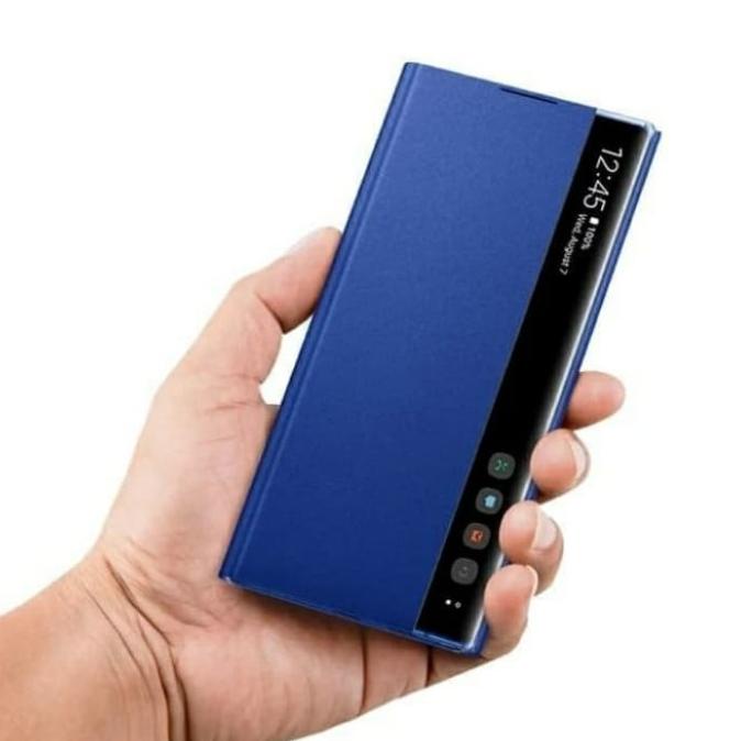 FLIP COVER DIGITAL SAMSUNG S9 S9 PLUS CLEAR VIEW MIRROR STANDING CASE