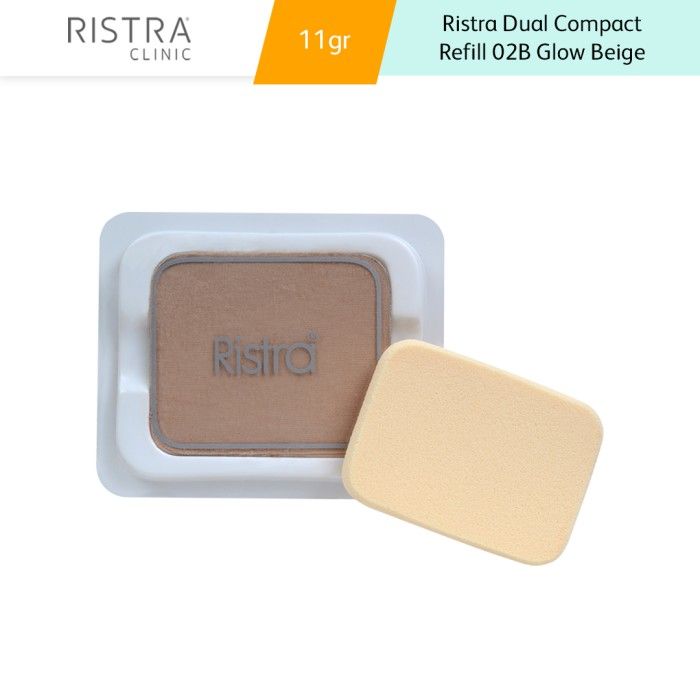 COD RISTRA DUAL COMPACT REFILL GLOW BEIGE (02B)