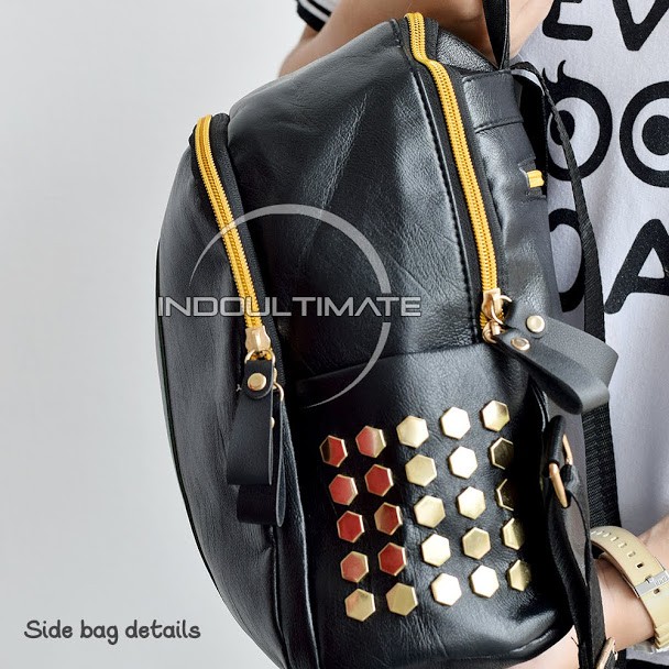 Tas Ransel Wanita IMPORT kulit LF-8090 Tas Fashion Import Tas Sekolah Anak BACKPACK wanita murah