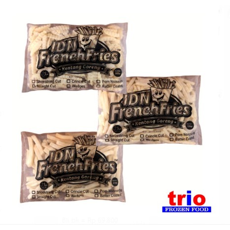 

Kentang Goreng SHOESTRING - CRINKLE CUT - STRAIGHTUT Import 500gr - French Fries