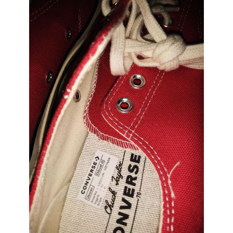 Converse 70s Low Enamel Red